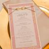 ♥We coordinated with the wedding planner to make sure the menus would fit perfectly in the napkins when folded.
- Photo: Tim Otto
