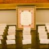 ♥Keys were even used to decorate the sign on the Escort Card Table.
-Photo: Tim Otto